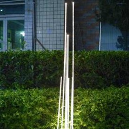 带底座直光光纤芦苇灯